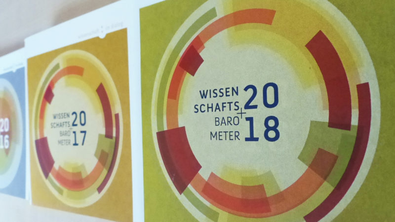 Wissenschaftsbarometer 2018