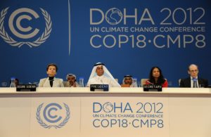 Die UN-Klimakonferenz 2012 in Doha (Katar).