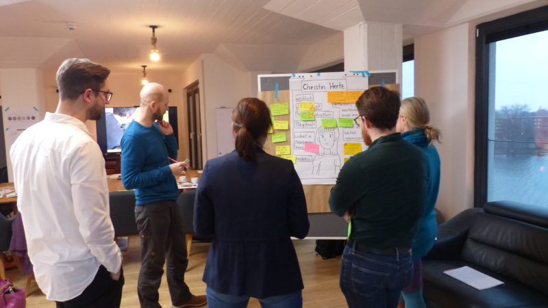 Das Team von „Wissenschaft für alle beim Workshop zur Formatentwicklung in Spandau. Foto: Anna Seip, Wissenschaft im Dialog