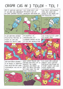 Wissenschaftscomic „Die CRISPR-Story – Teil 1/3“