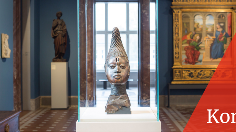 Ansicht der Ausstellung „Unvergleichlich: Kunst aus Afrika im Bode-Museum“, Museumsinsel Berlin