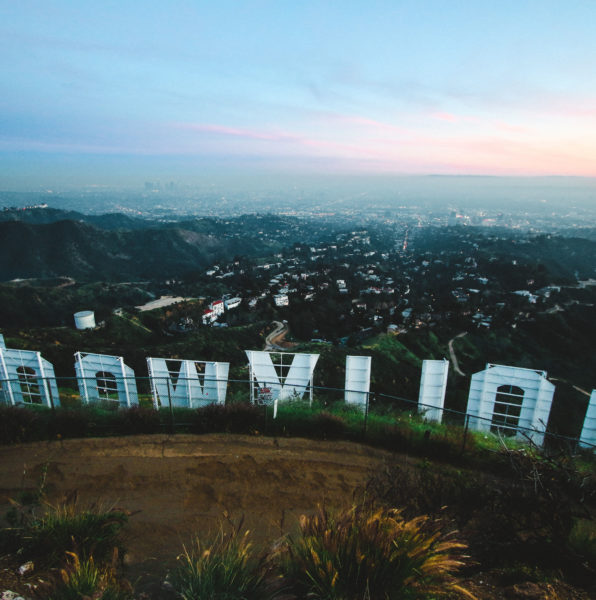 Hollywood Sign backside