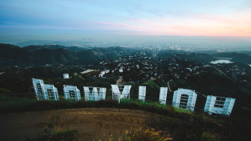 Hollywood Sign backside